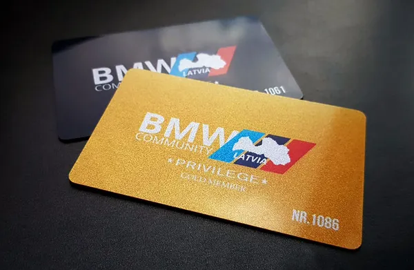 BMW Community -jäsenkortti: FDS Cardsin valmistama kortti