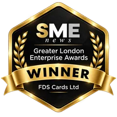 FDS Cards Ltd:n SME News Greater London Enterprise Awards 2026 -voittajamerkki