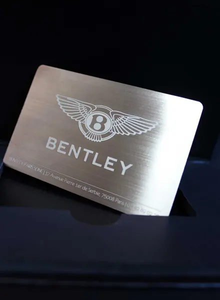 Bentley: FDS Cardsin valmistama kortti